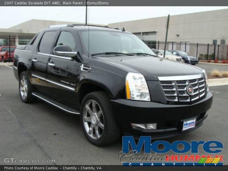 Black Raven / Ebony/Ebony 2007 Cadillac Escalade EXT AWD