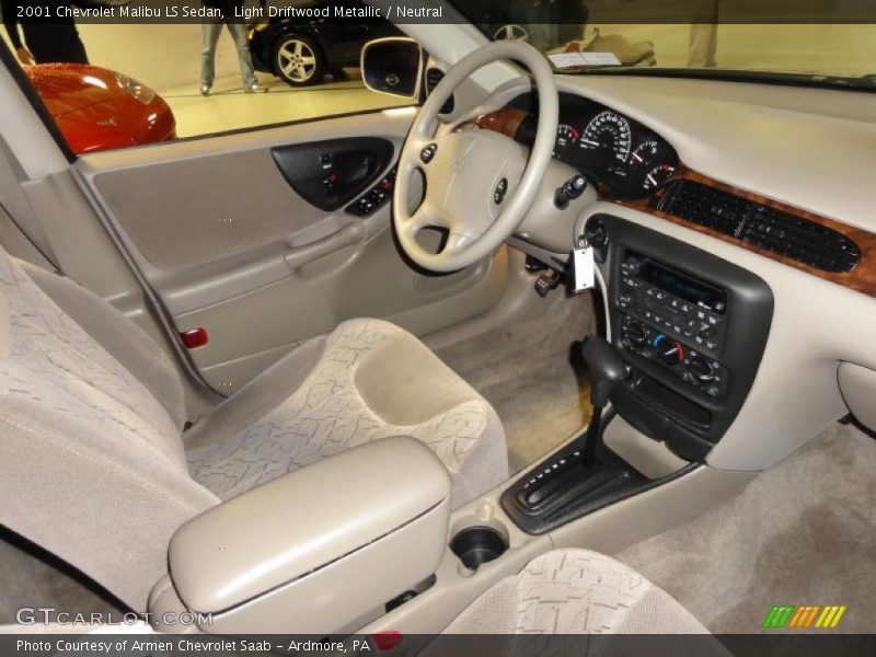 Light Driftwood Metallic / Neutral 2001 Chevrolet Malibu LS Sedan