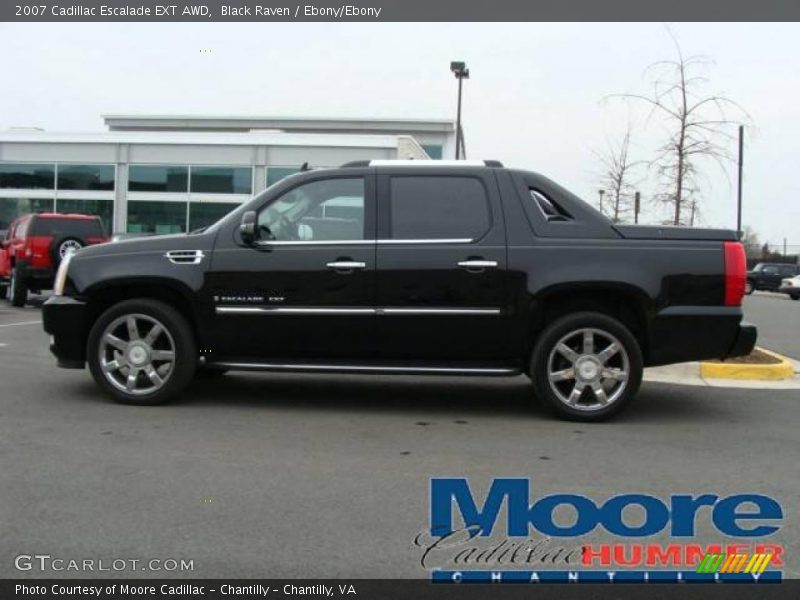 Black Raven / Ebony/Ebony 2007 Cadillac Escalade EXT AWD
