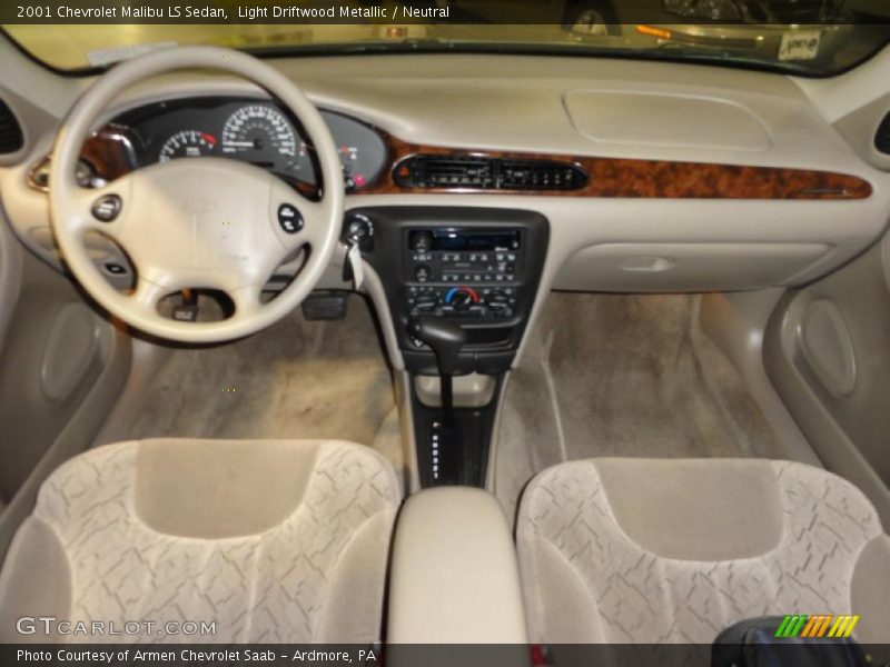 Light Driftwood Metallic / Neutral 2001 Chevrolet Malibu LS Sedan