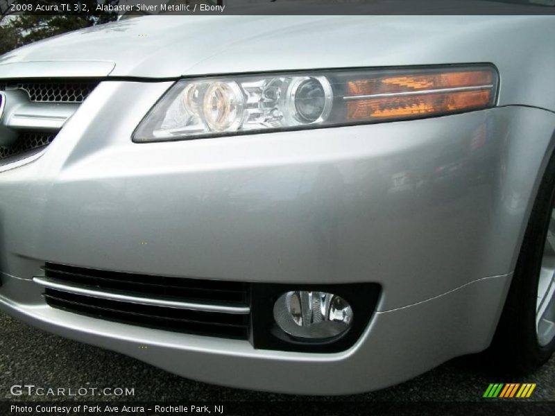 Alabaster Silver Metallic / Ebony 2008 Acura TL 3.2