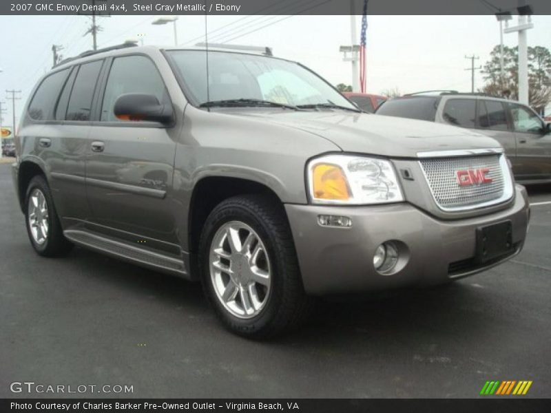 Steel Gray Metallic / Ebony 2007 GMC Envoy Denali 4x4