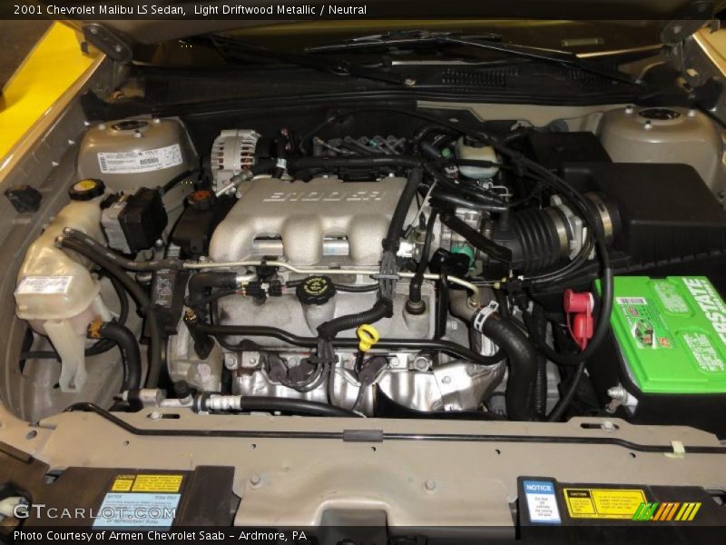 Light Driftwood Metallic / Neutral 2001 Chevrolet Malibu LS Sedan