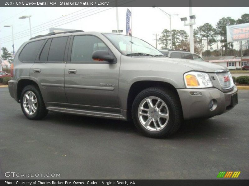 Steel Gray Metallic / Ebony 2007 GMC Envoy Denali 4x4