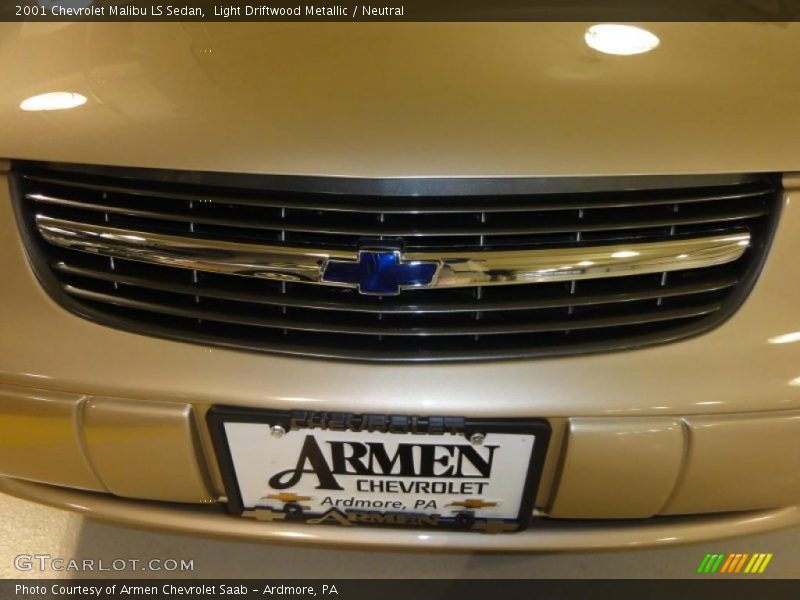 Light Driftwood Metallic / Neutral 2001 Chevrolet Malibu LS Sedan