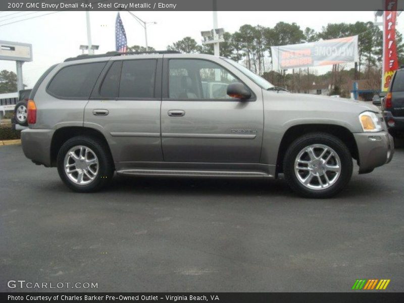 Steel Gray Metallic / Ebony 2007 GMC Envoy Denali 4x4
