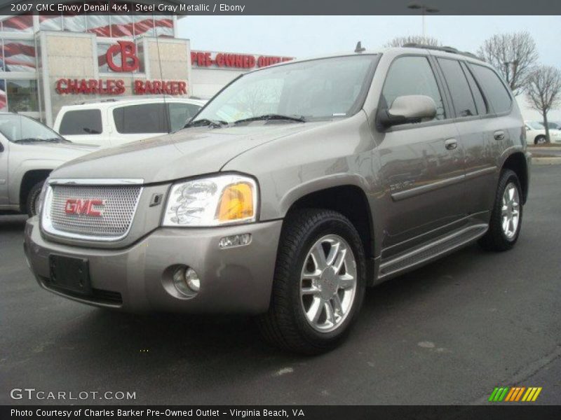 Steel Gray Metallic / Ebony 2007 GMC Envoy Denali 4x4