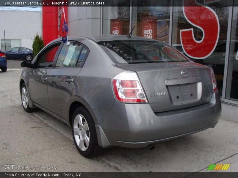 Magnetic Gray / Charcoal/Steel 2008 Nissan Sentra 2.0 S
