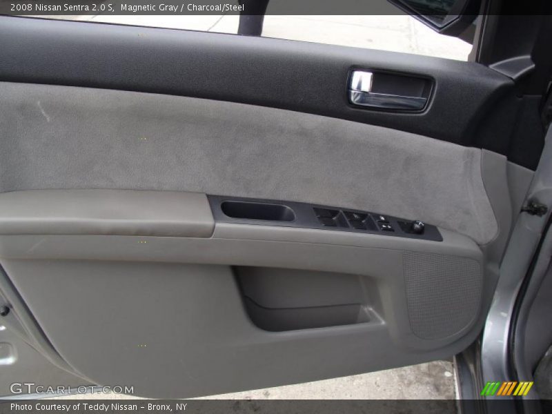 Magnetic Gray / Charcoal/Steel 2008 Nissan Sentra 2.0 S