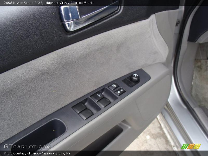 Magnetic Gray / Charcoal/Steel 2008 Nissan Sentra 2.0 S
