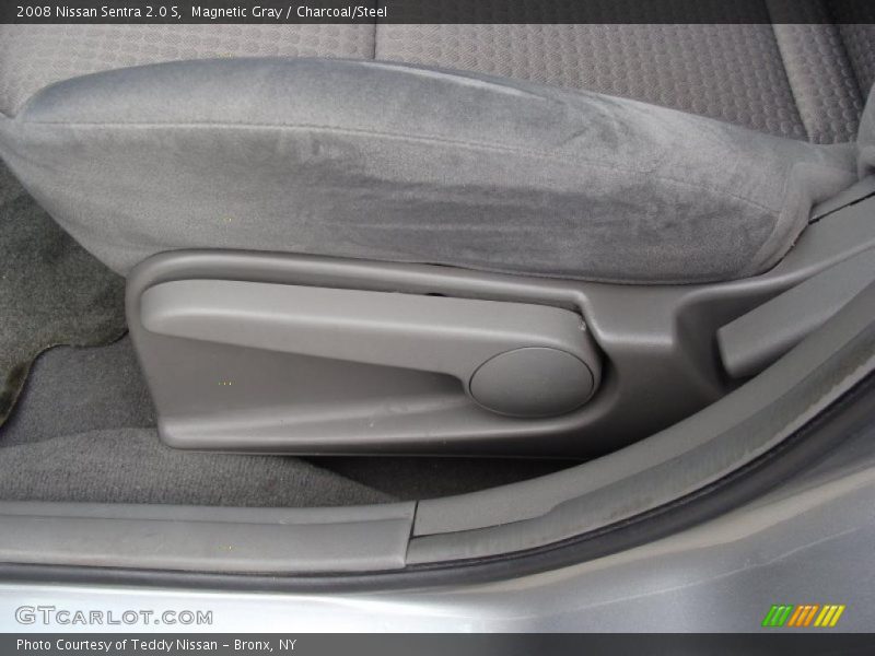 Magnetic Gray / Charcoal/Steel 2008 Nissan Sentra 2.0 S