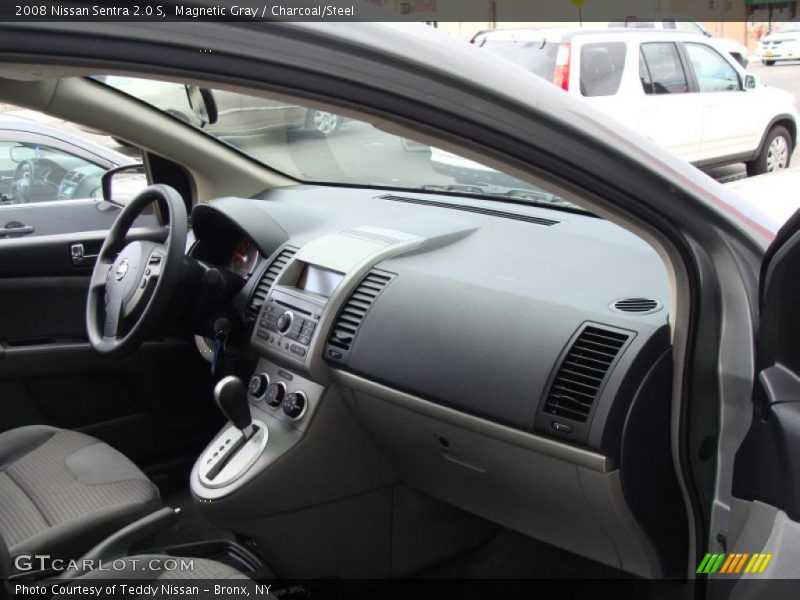 Magnetic Gray / Charcoal/Steel 2008 Nissan Sentra 2.0 S