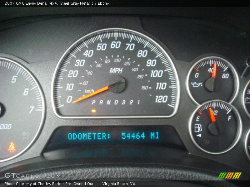 Steel Gray Metallic / Ebony 2007 GMC Envoy Denali 4x4