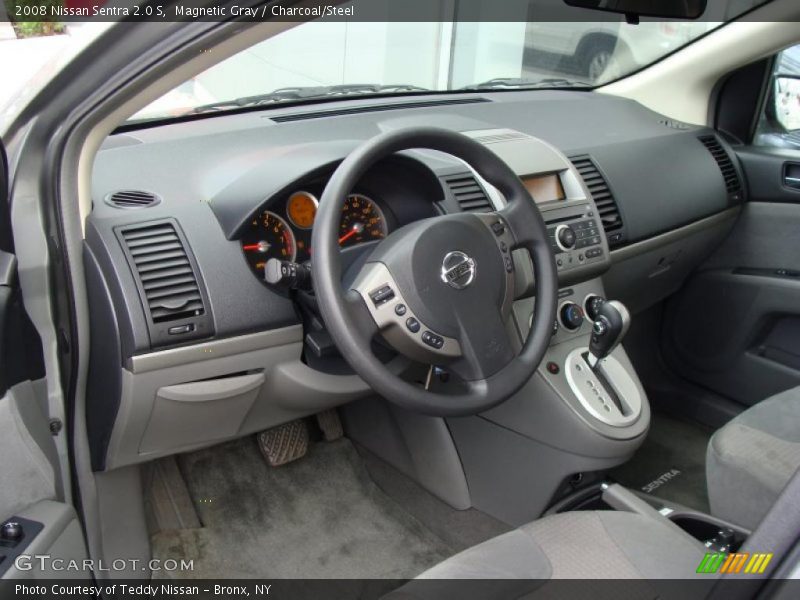 Magnetic Gray / Charcoal/Steel 2008 Nissan Sentra 2.0 S