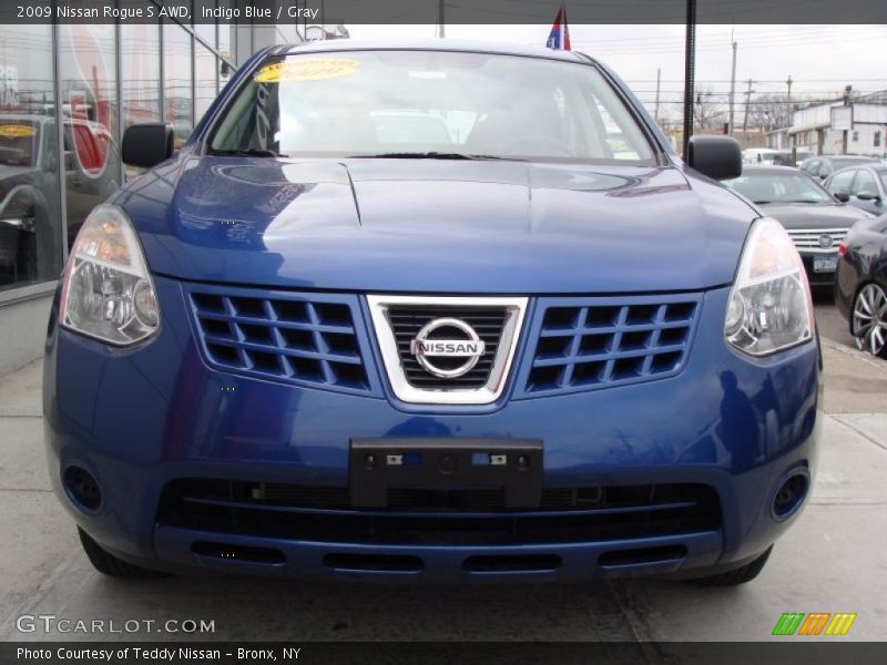 Indigo Blue / Gray 2009 Nissan Rogue S AWD
