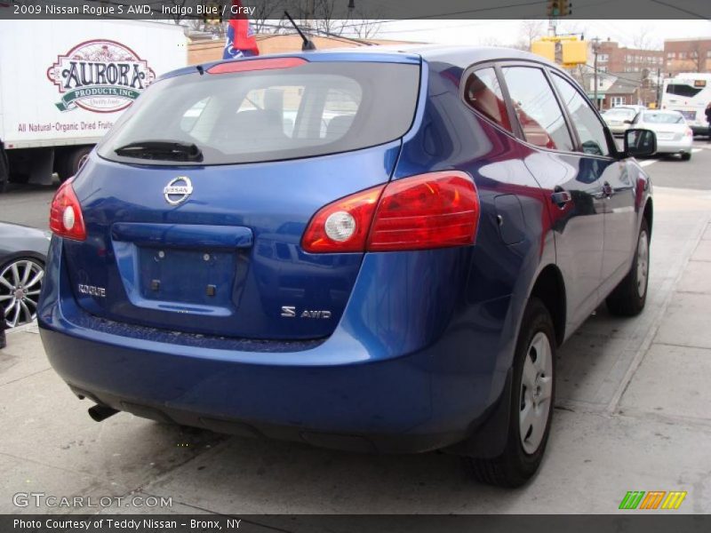 Indigo Blue / Gray 2009 Nissan Rogue S AWD