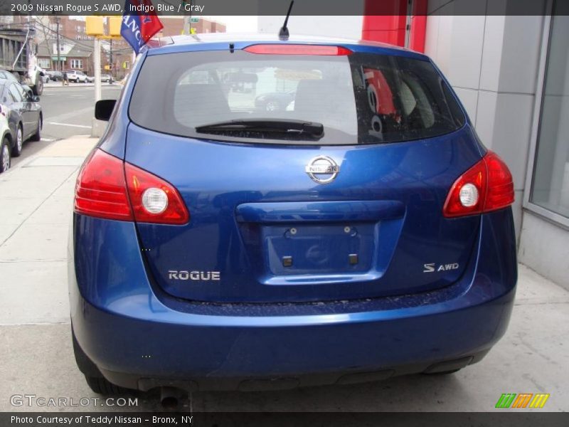 Indigo Blue / Gray 2009 Nissan Rogue S AWD
