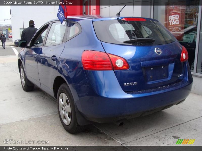 Indigo Blue / Gray 2009 Nissan Rogue S AWD