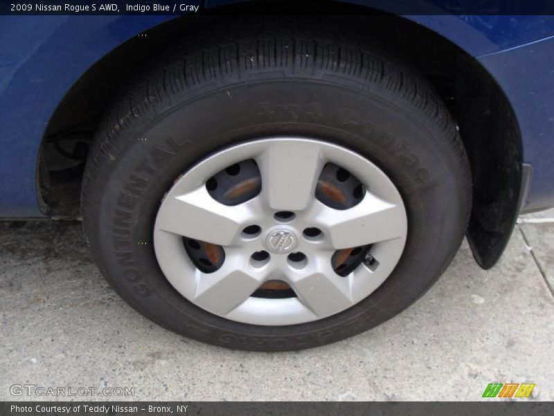 Indigo Blue / Gray 2009 Nissan Rogue S AWD