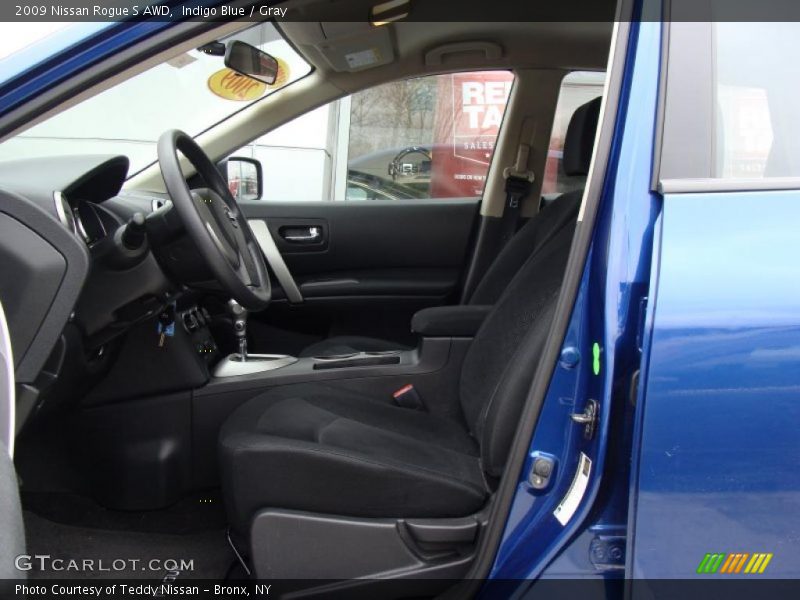 Indigo Blue / Gray 2009 Nissan Rogue S AWD