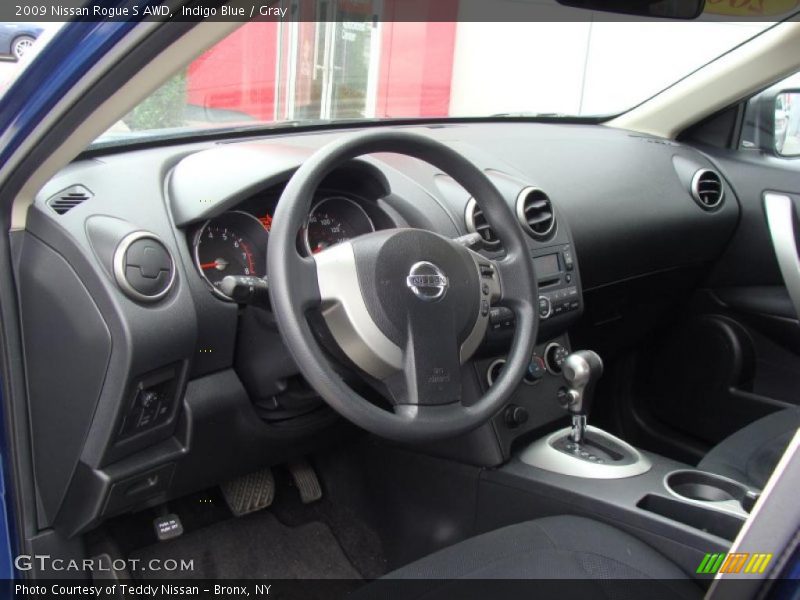 Indigo Blue / Gray 2009 Nissan Rogue S AWD