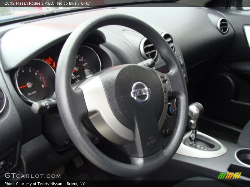 Indigo Blue / Gray 2009 Nissan Rogue S AWD