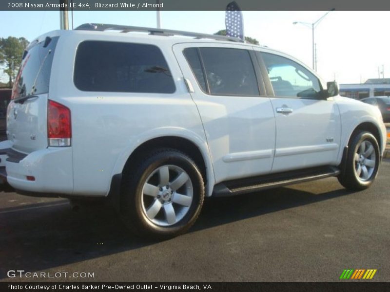 Blizzard White / Almond 2008 Nissan Armada LE 4x4
