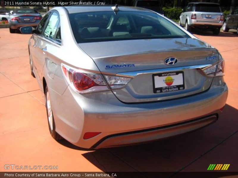 Hyper Silver Metallic / Gray 2011 Hyundai Sonata Hybrid