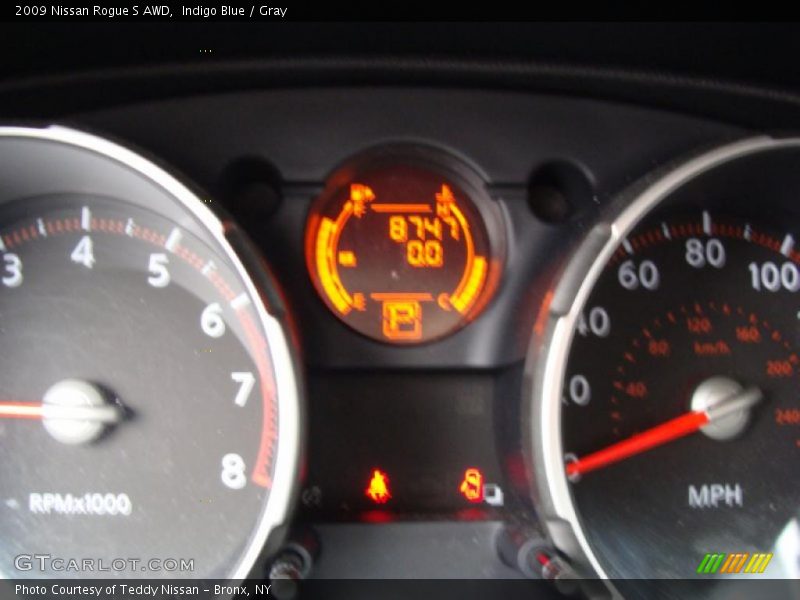 Indigo Blue / Gray 2009 Nissan Rogue S AWD