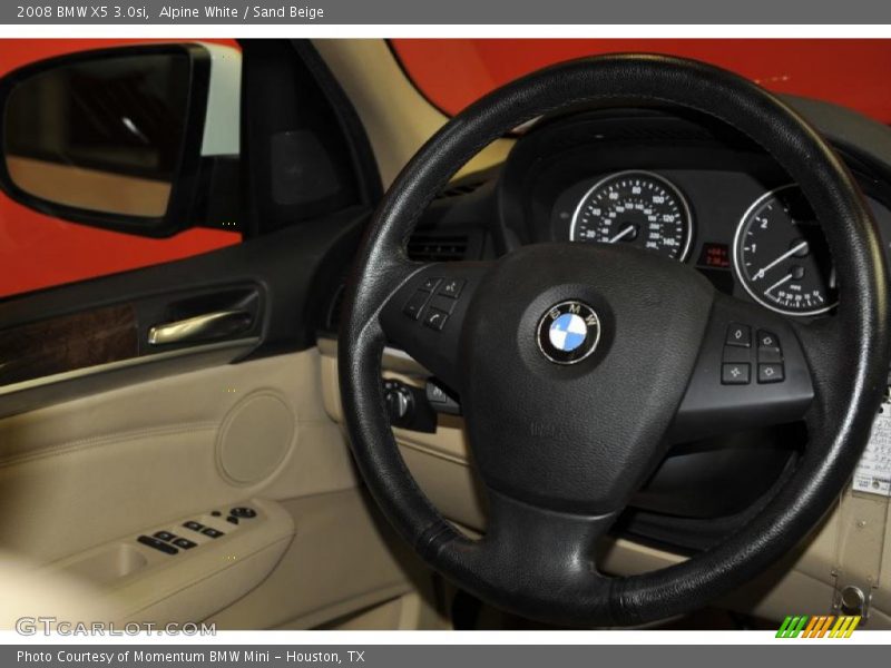 Alpine White / Sand Beige 2008 BMW X5 3.0si