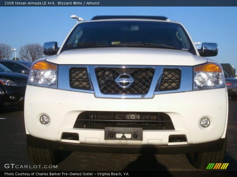 Blizzard White / Almond 2008 Nissan Armada LE 4x4