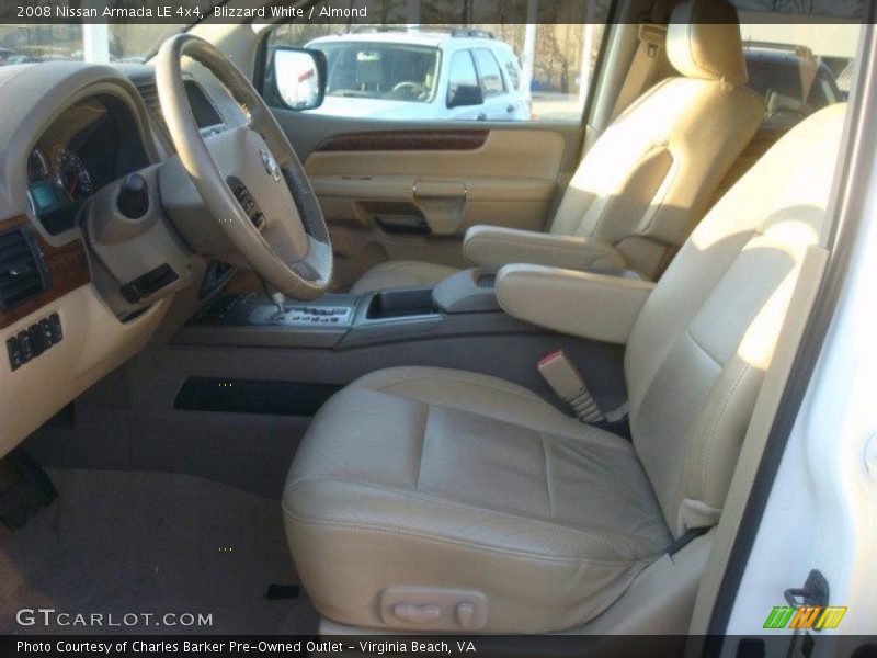 Blizzard White / Almond 2008 Nissan Armada LE 4x4