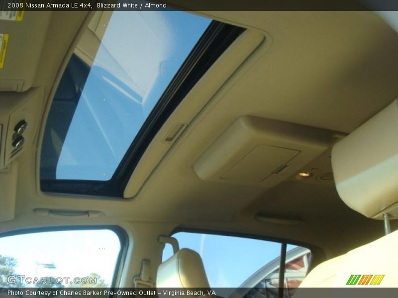 Blizzard White / Almond 2008 Nissan Armada LE 4x4