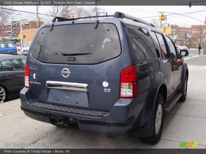 Silverton Blue Pearl / Desert 2005 Nissan Pathfinder SE 4x4