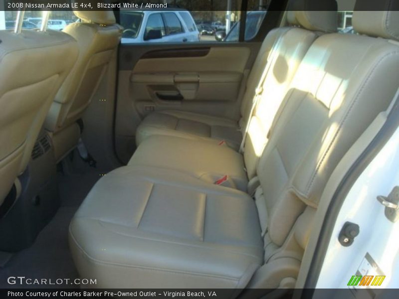 Blizzard White / Almond 2008 Nissan Armada LE 4x4