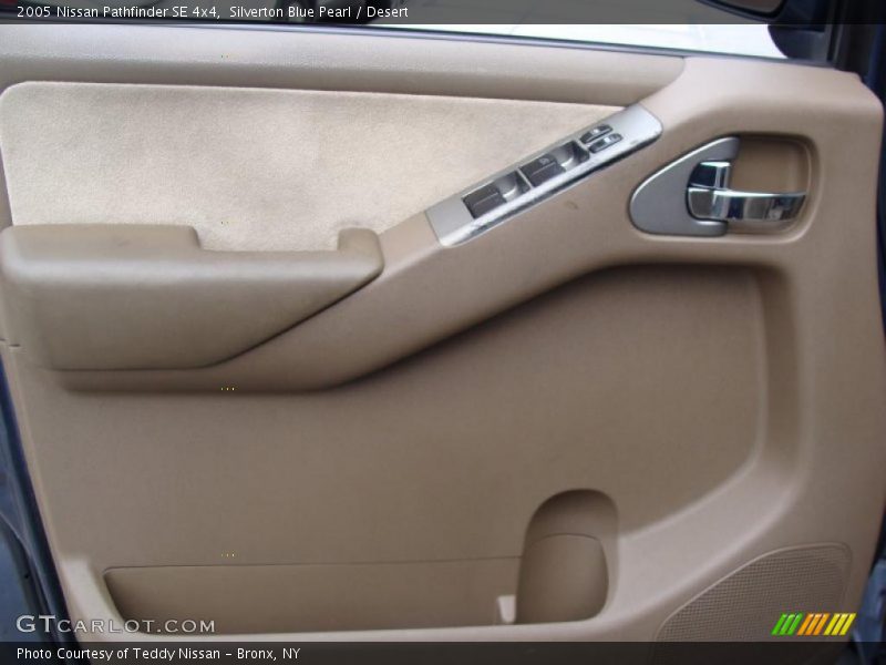 Silverton Blue Pearl / Desert 2005 Nissan Pathfinder SE 4x4