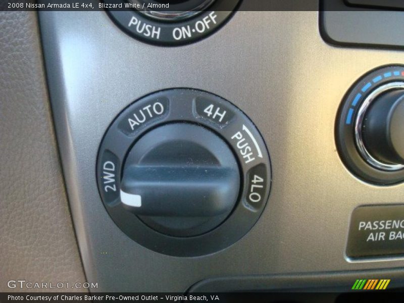 Blizzard White / Almond 2008 Nissan Armada LE 4x4