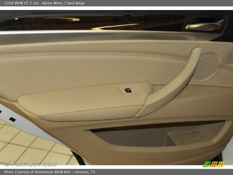 Alpine White / Sand Beige 2008 BMW X5 3.0si