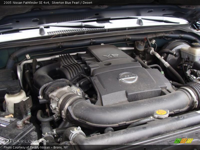 Silverton Blue Pearl / Desert 2005 Nissan Pathfinder SE 4x4