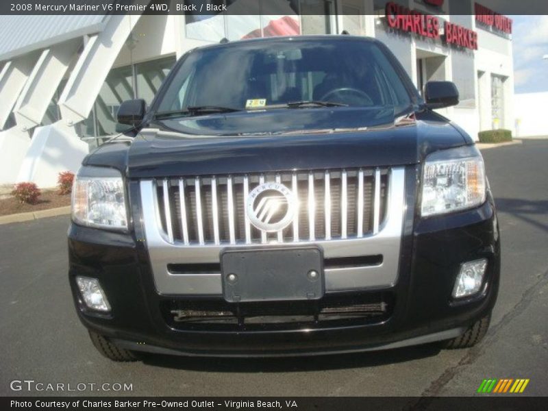 Black / Black 2008 Mercury Mariner V6 Premier 4WD