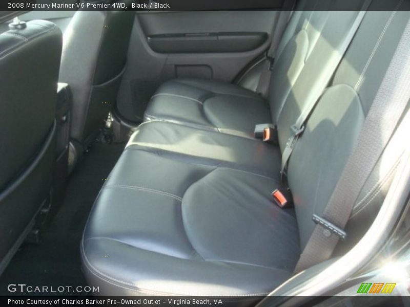 Black / Black 2008 Mercury Mariner V6 Premier 4WD