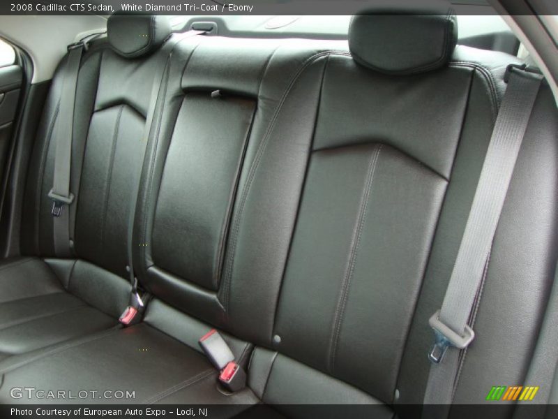 White Diamond Tri-Coat / Ebony 2008 Cadillac CTS Sedan