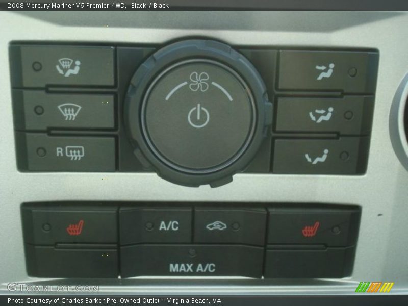 Black / Black 2008 Mercury Mariner V6 Premier 4WD