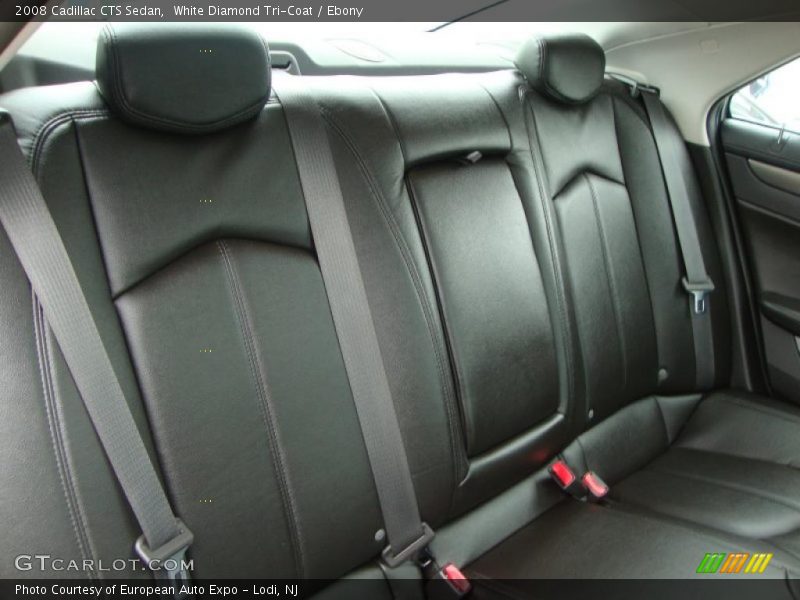 White Diamond Tri-Coat / Ebony 2008 Cadillac CTS Sedan