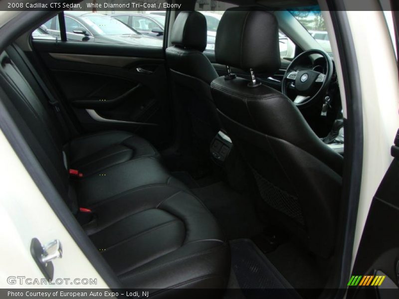 White Diamond Tri-Coat / Ebony 2008 Cadillac CTS Sedan