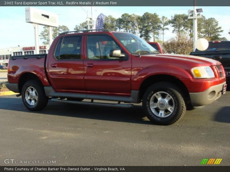 Redfire Metallic / Medium Flint 2003 Ford Explorer Sport Trac XLS