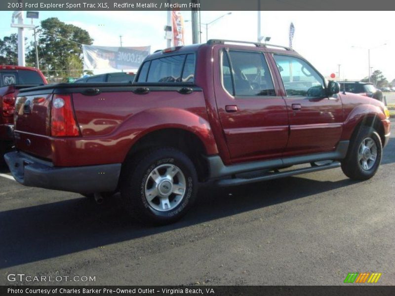 Redfire Metallic / Medium Flint 2003 Ford Explorer Sport Trac XLS