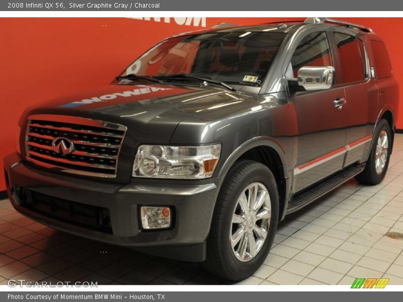 Silver Graphite Gray / Charcoal 2008 Infiniti QX 56