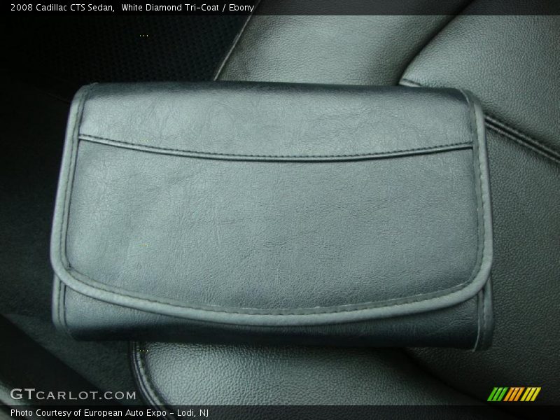 White Diamond Tri-Coat / Ebony 2008 Cadillac CTS Sedan