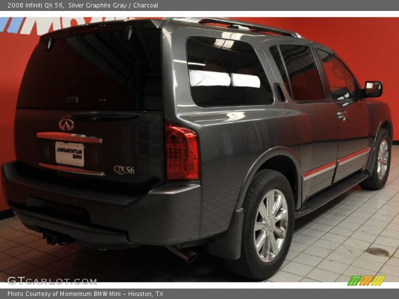 Silver Graphite Gray / Charcoal 2008 Infiniti QX 56